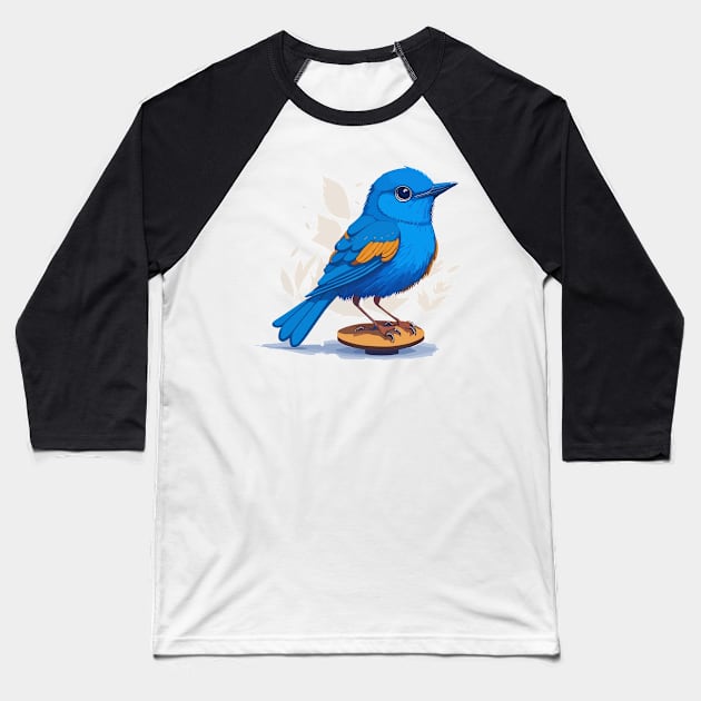 Blue Bird Baseball T-Shirt by SpriteGuy95